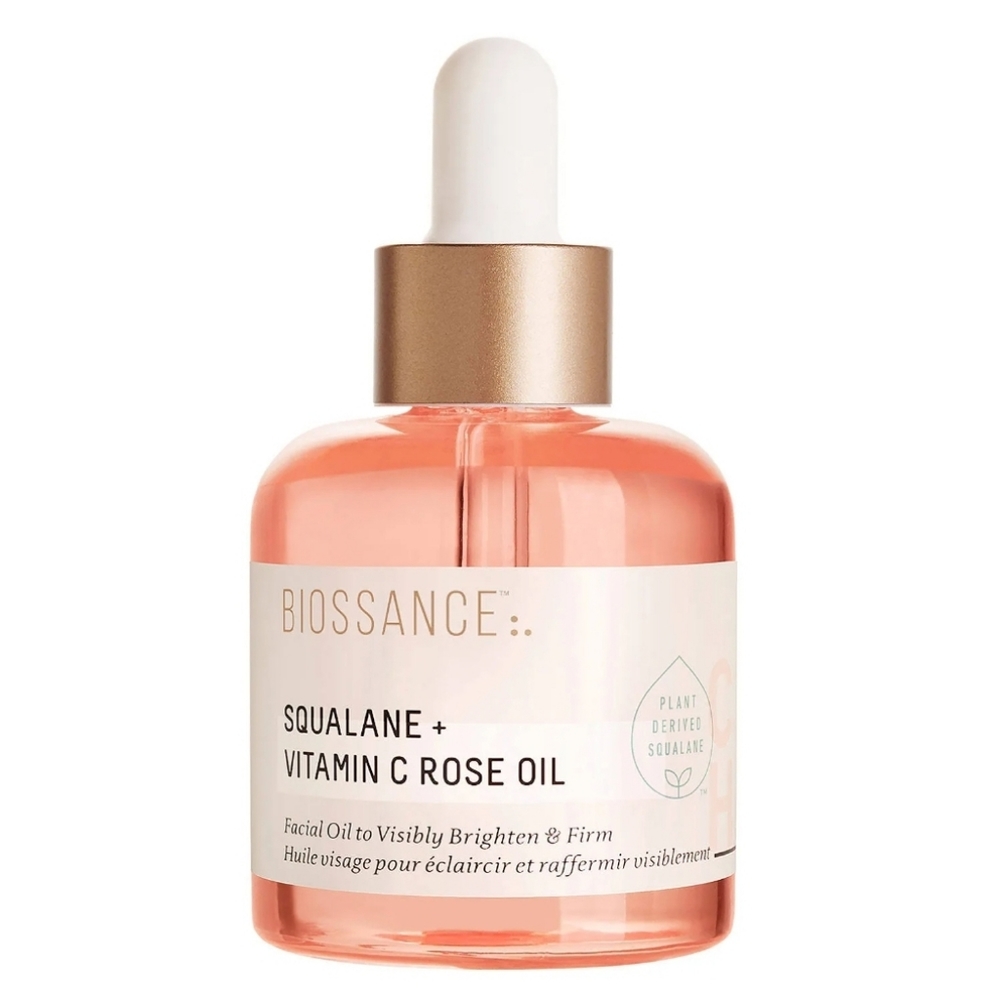 Biossance Squaline + Vitamin C Rose Oil Full Size 30mL/ 1 FL Oz.